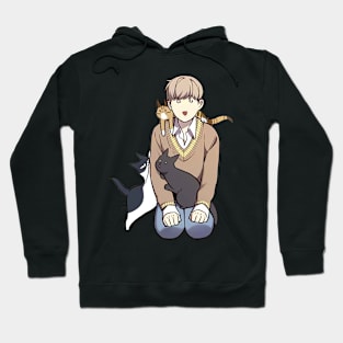 Jiwo Seo And Cats Hoodie